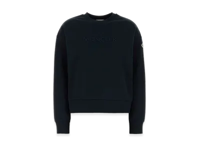 MONCLER Women's Cotton Sweatshirt "Black"