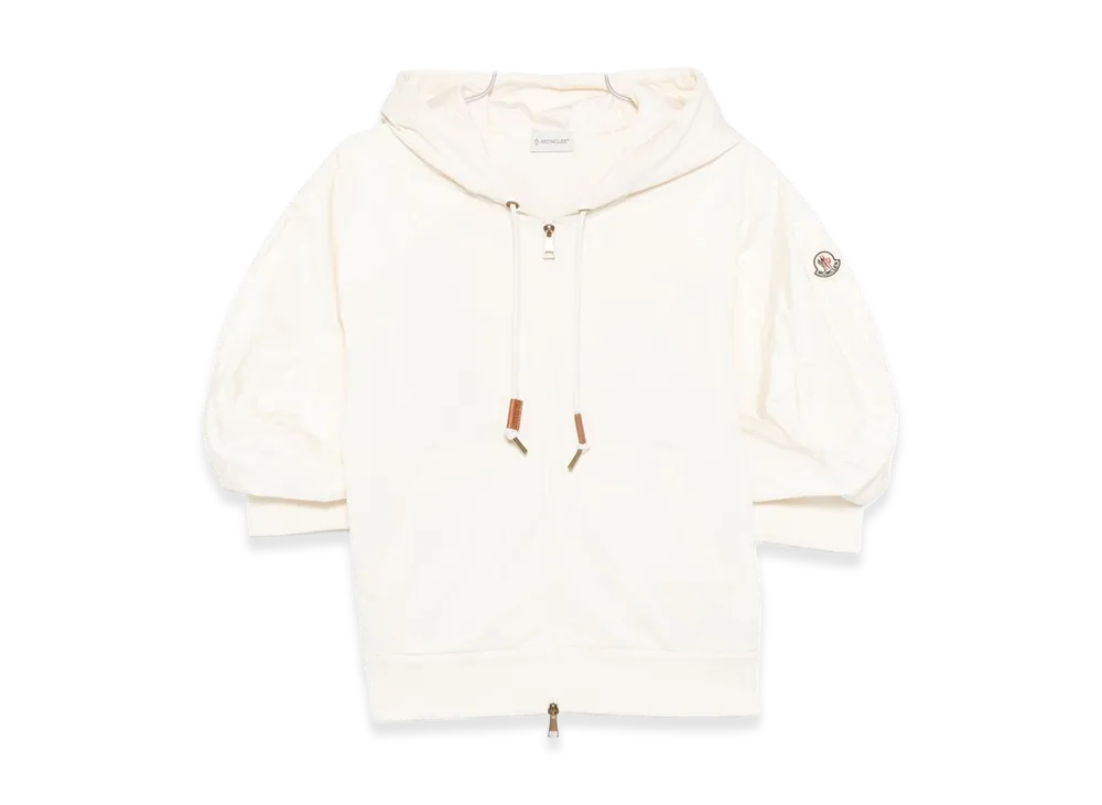 MONCLER Teddy-Trimmed Padded Zip-Up Hoodie 