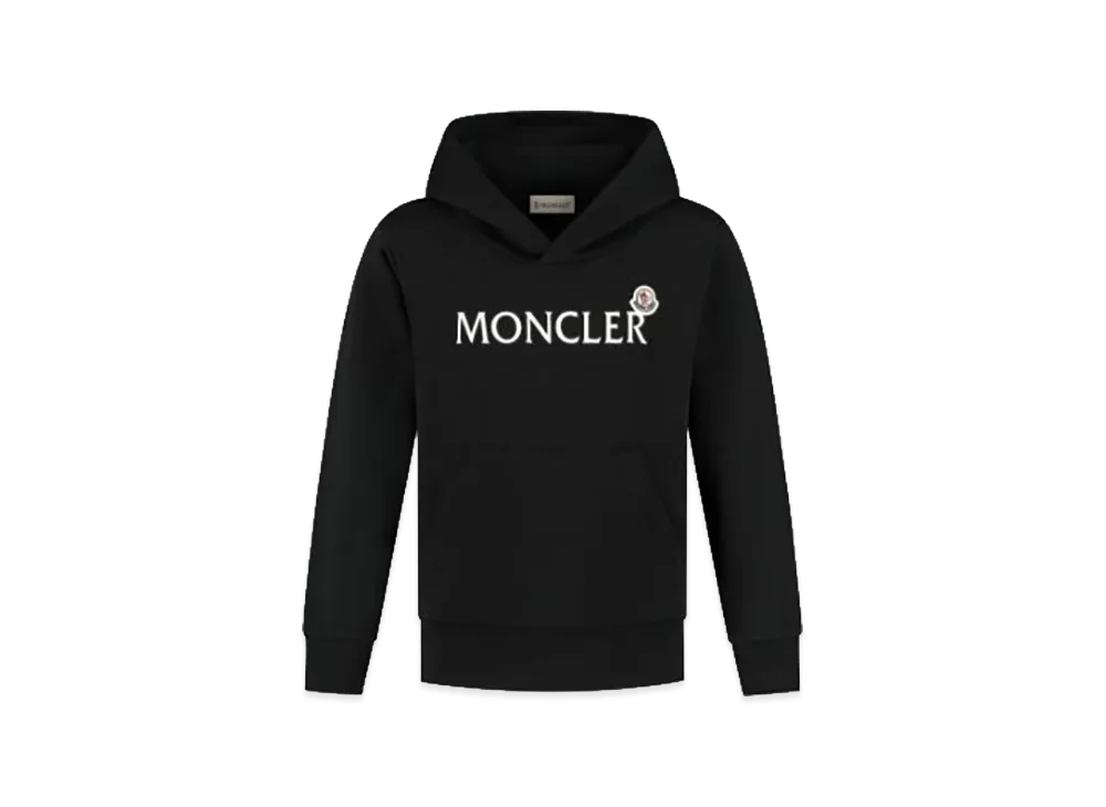 MONCLER Kids Logo Hoodie "Black"