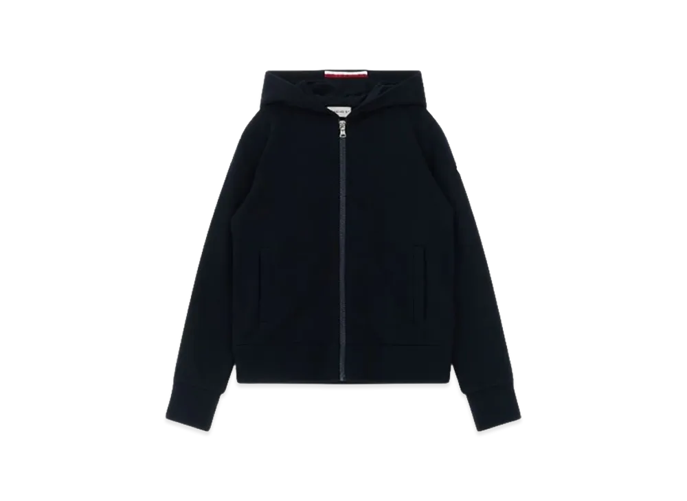 MONCLER Kids Logo Patch Hoodie "Dark Blue"