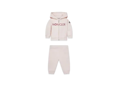 MONCLER Kids Hoodie And Jogger "Pink"