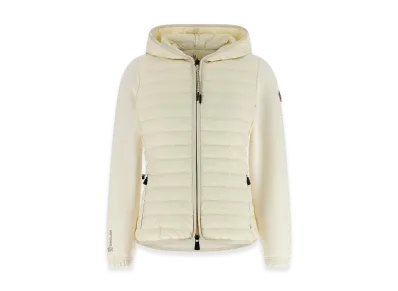 MONCLER Women's Padded Hoodie Jacket "White"