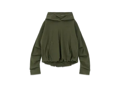 MONCLER Kids Ribbed Hoodie "Green"