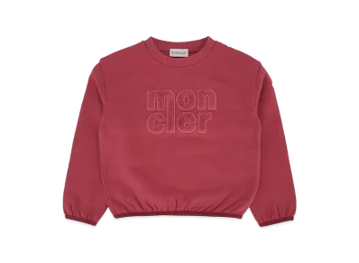 MONCLER Kids Teddy Logo Sweatshirt "Pink"