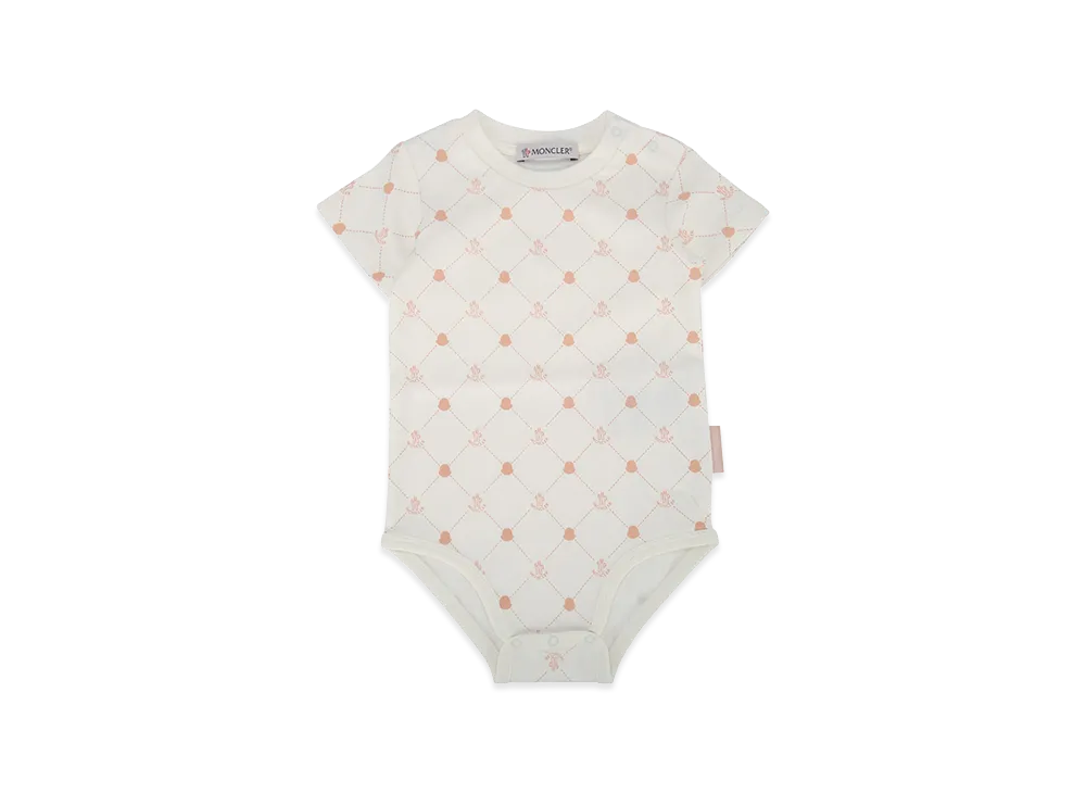 MONCLER Kids Clothing Ensemble "White/Pink"