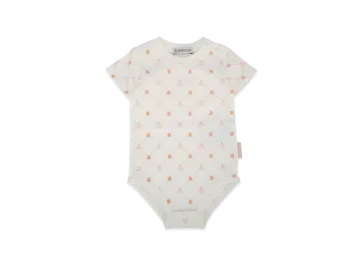 MONCLER Kids Clothing Ensemble "White/Pink"