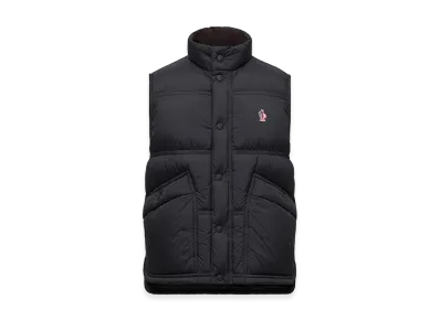 MONCLER Nylon Aul Sleeveless Down Jacket "Black"
