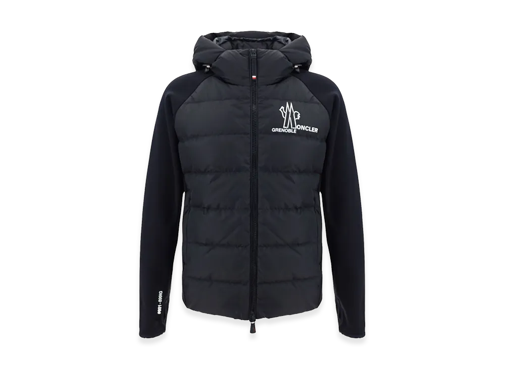 MONCLER Grenoble Padded Polartec® Zip-Up Hoodie "Black"