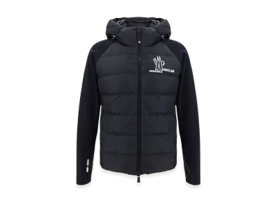 MONCLER Grenoble Padded Polartec® Zip-Up Hoodie "Black"