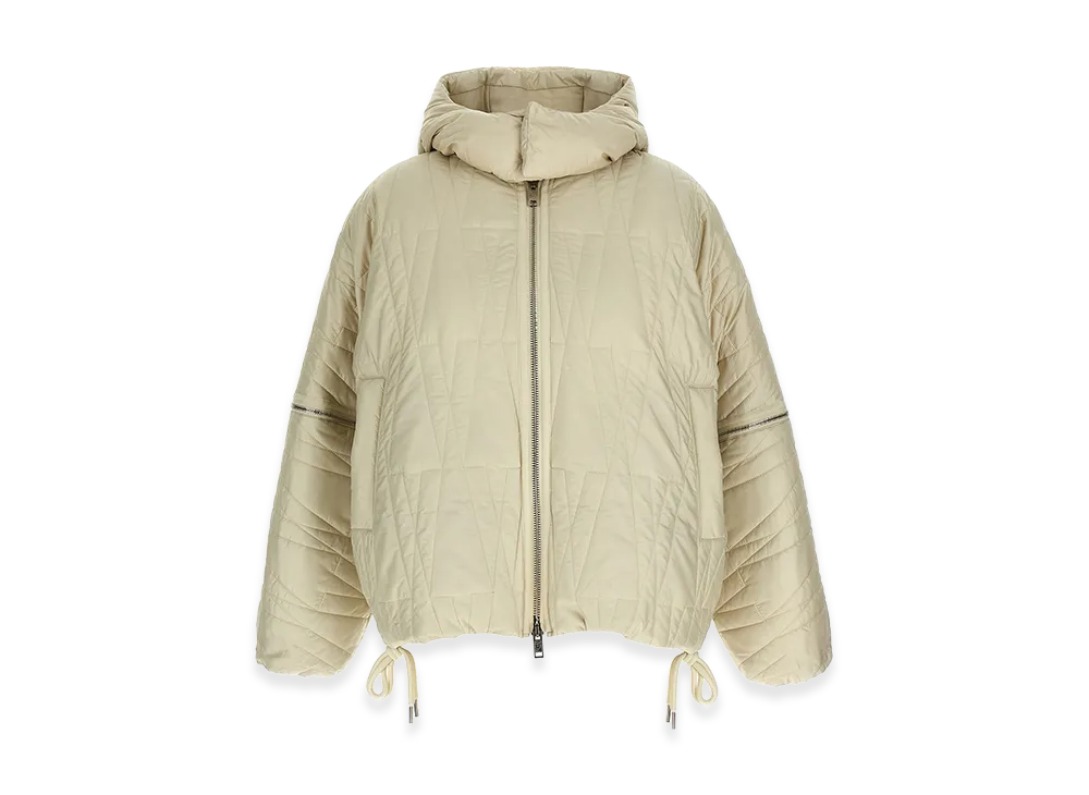 MONCLER Women's Willow Smith Haissa Down Jacket "White"