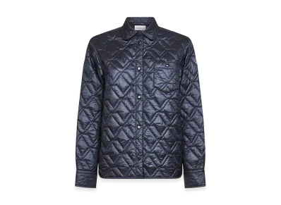 MONCLER Women's Quilted Overshirt Jacket "Navy Blue"