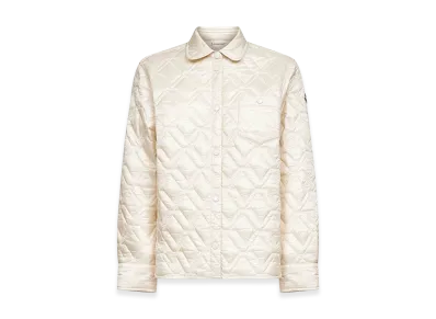 MONCLER Women's Quilted Overshirt Jacket "Beige"