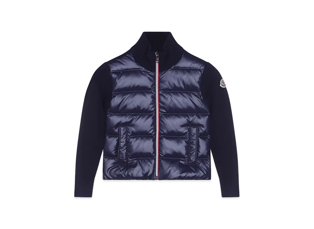MONCLER Kids Tricot Cardigan "Dark Blue"