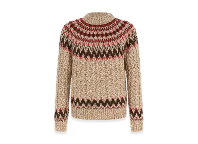 MONCLER Alpaca And Silk Sweater "Beige"
