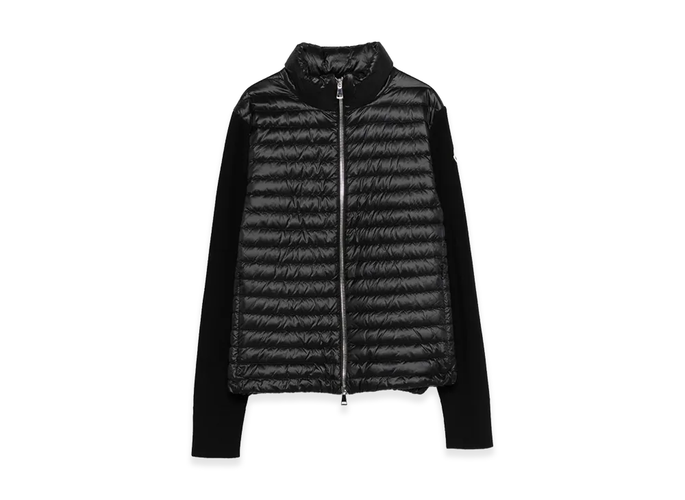 MONCLER Women's Nylon And Wool Down Jacket "Black"