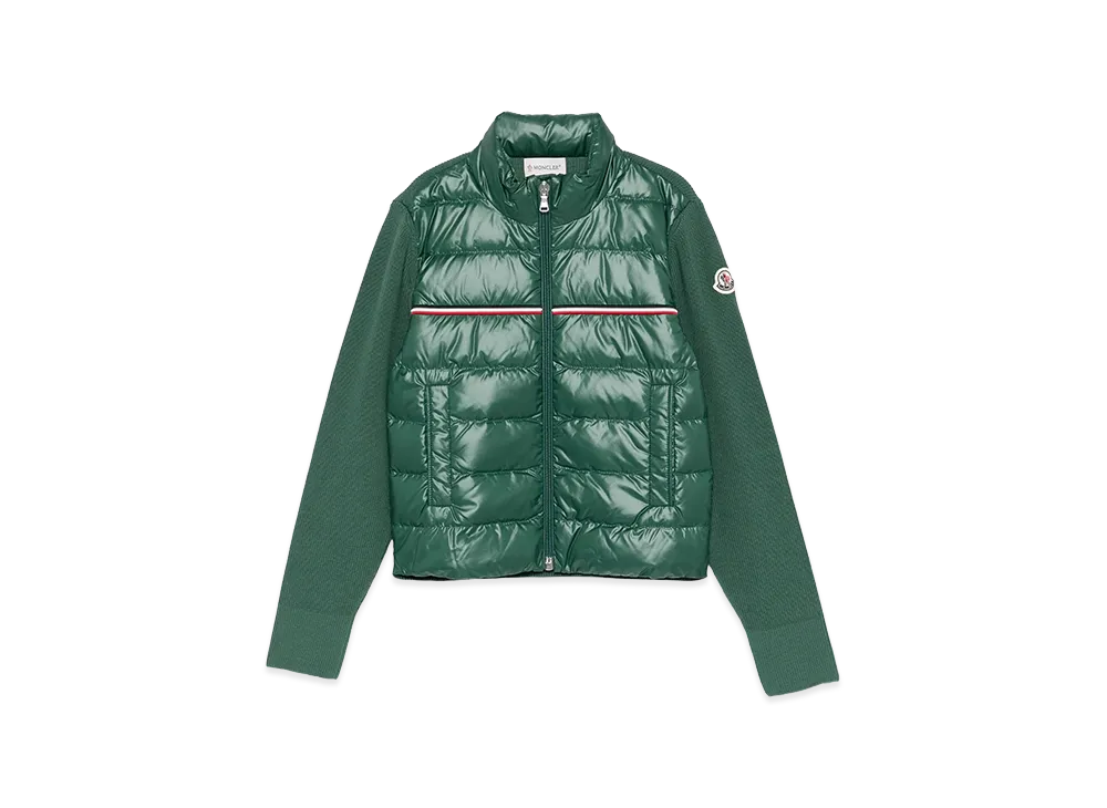 MONCLER Kids Down Cardigan "Green"