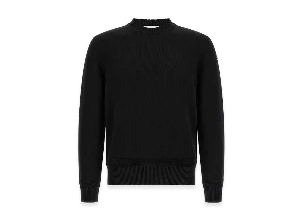 MONCLER Cotton Sweater "Black"