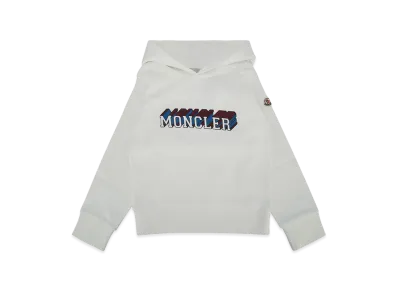 MONCLER Kids Crew Neck Hoodie "White"
