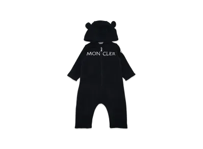 MONCLER Kids Crew Neck Rompers "White"