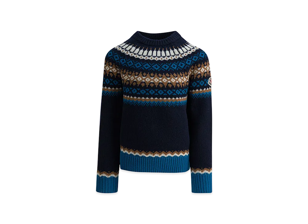 MONCLER Kids Knitwear "Dark Blue"