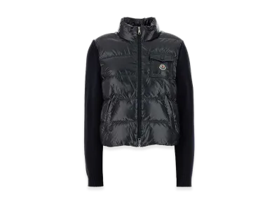 MONCLER Women's Wool Cardigan "Midnight Blue"