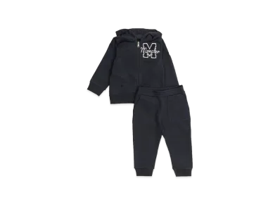 MONCLER Kids Hoodie And Pant Set "Dark Blue"