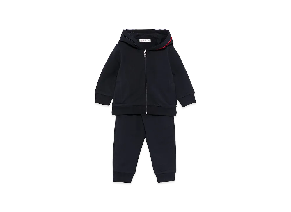 MONCLER Kids Hoodie And Pant Set "Dark Blue"