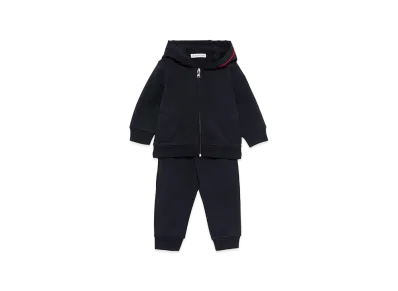 MONCLER Kids Hoodie And Pant Set "Dark Blue"