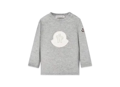 MONCLER Kids Long Sleeve T-Shirt "Gray"