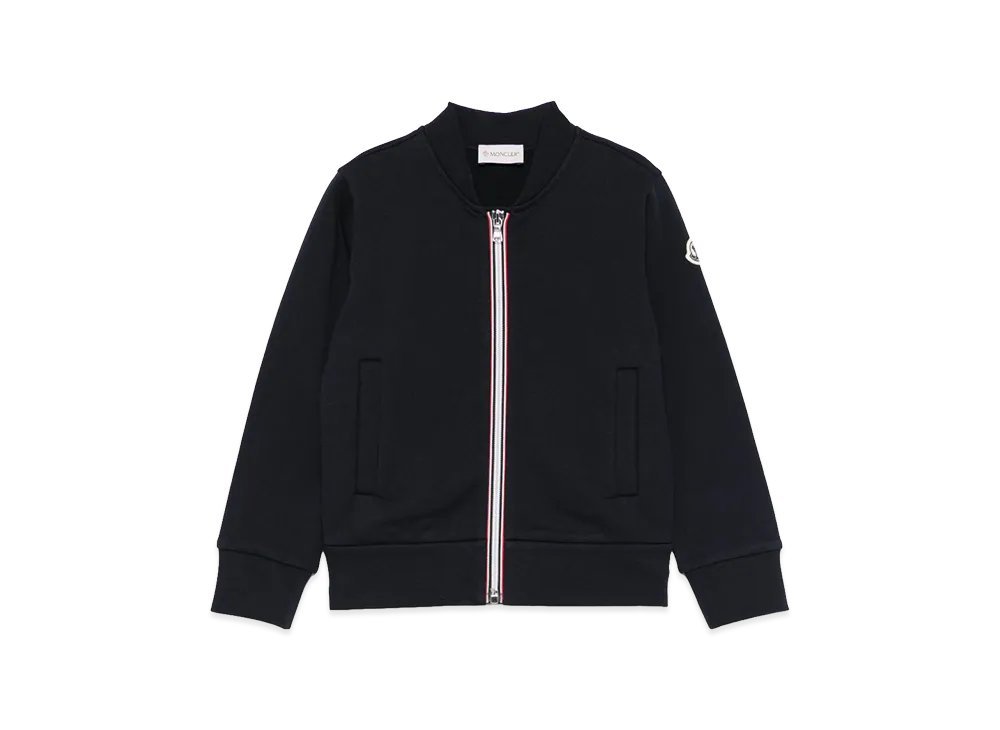 MONCLER Kids Zip-Up Sweatshirt "Dark Blue"