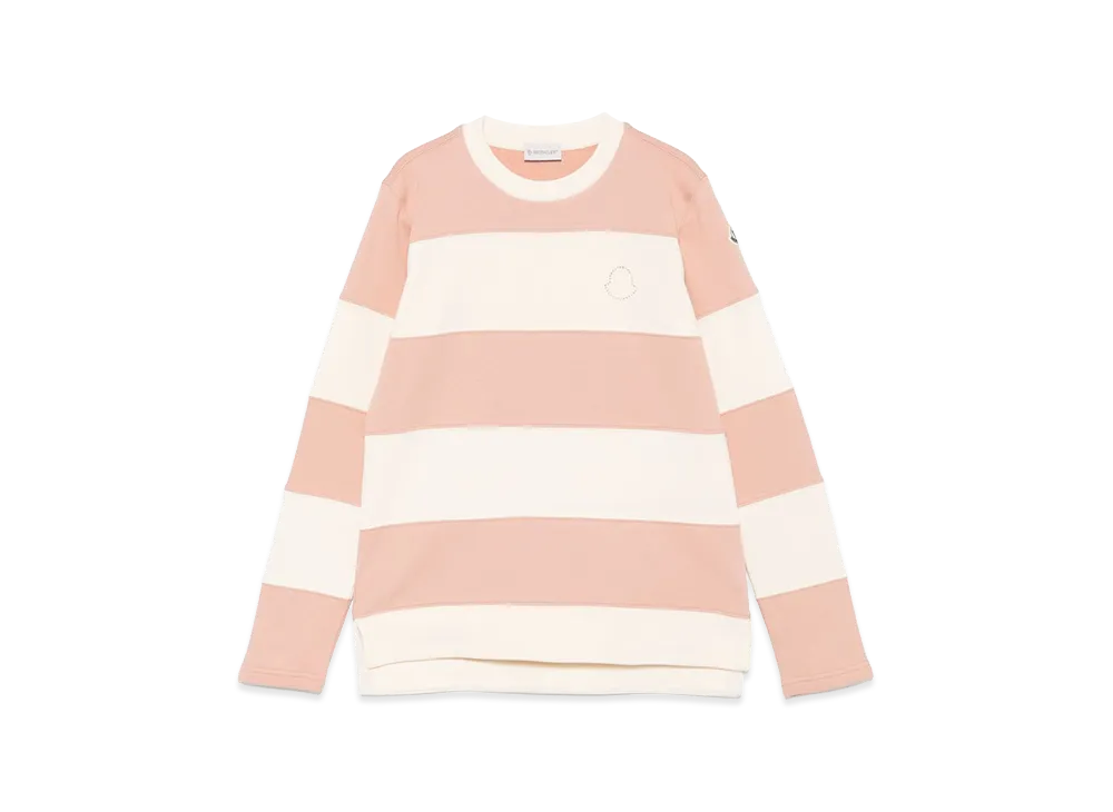 MONCLER Kids Sweatshirt "Pink/White"