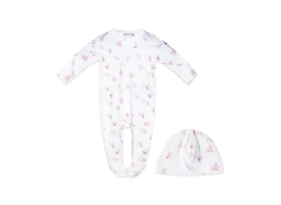 MONCLER Kids Cotton Jumpsuits "White"