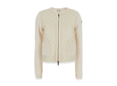 MONCLER Women's Down Cardigan "White"