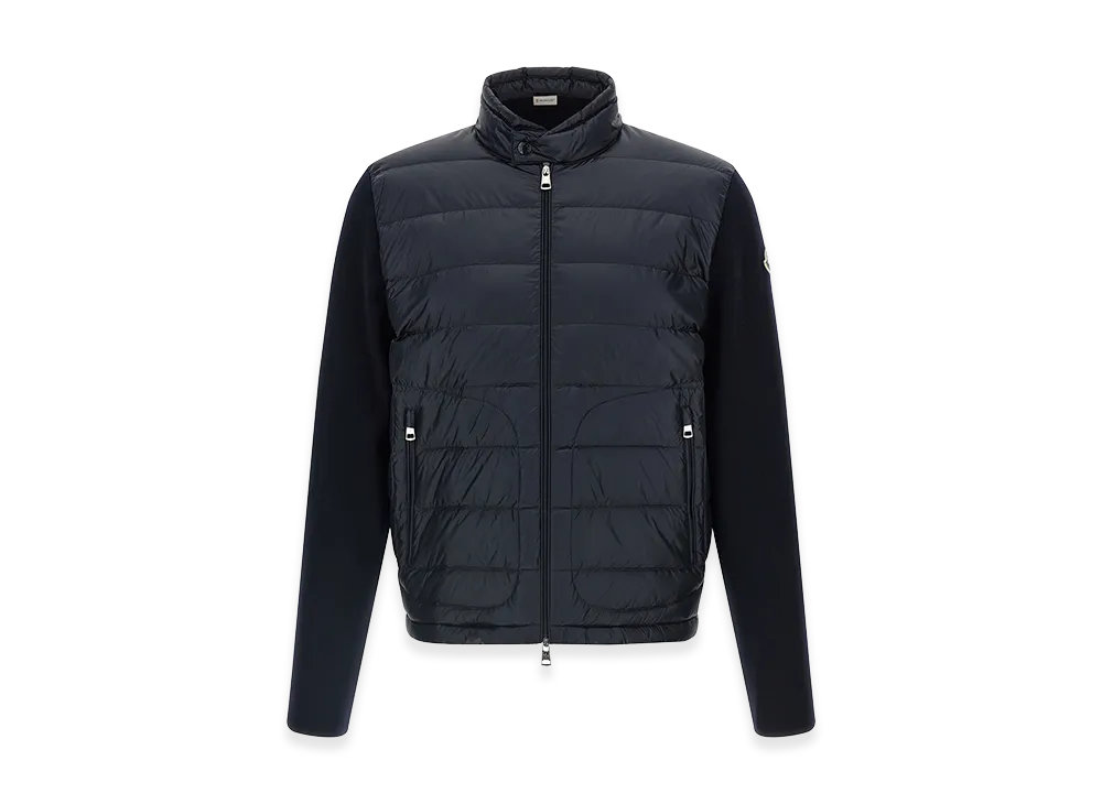 MONCLER Padded Cardigan "Dark Blue"