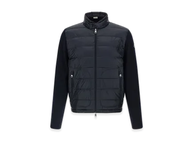 MONCLER Padded Cardigan "Dark Blue"