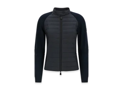 MONCLER Women's Padded Cardigan "Dark Blue"