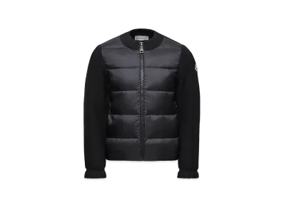 MONCLER Kids Two-Material Cardigan "Black"