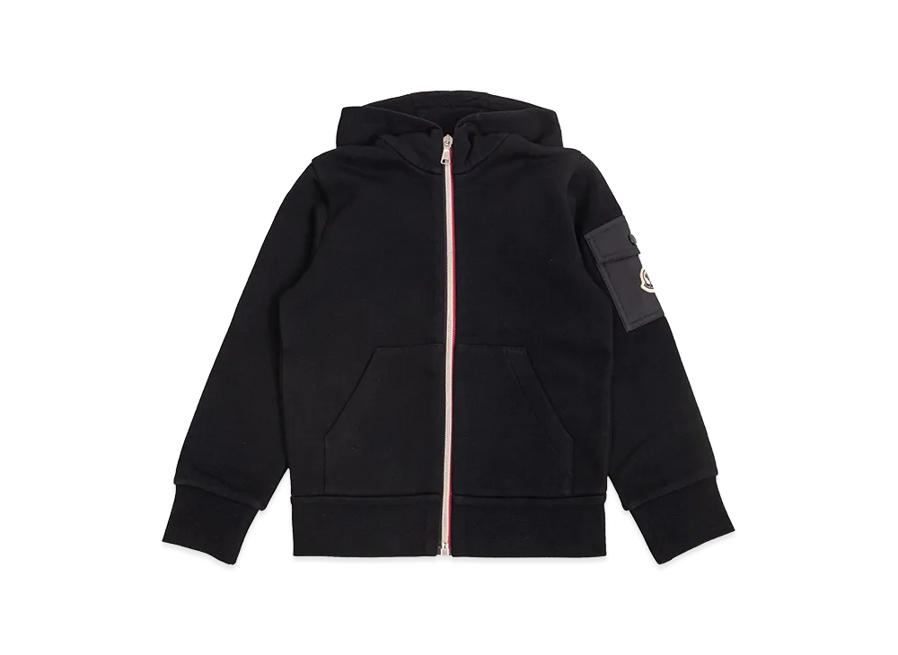 MONCLER Kids Zip Up Hoodie "Dark Blue"