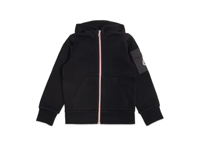 MONCLER Kids Zip Up Hoodie "Dark Blue"