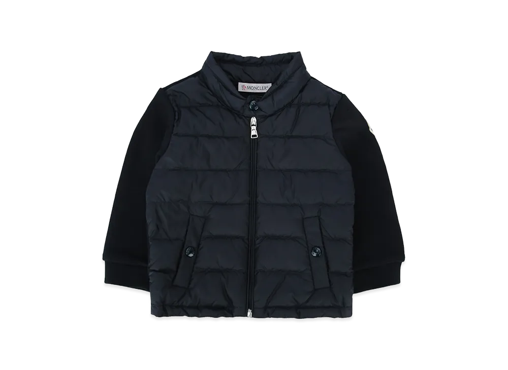 MONCLER Kids Zip Up Cardigan "Dark Blue"