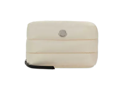 MONCLER Women's Fabric Beauty Case "White"