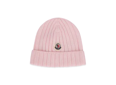 MONCLER Kids Beanie Hat "Pink"