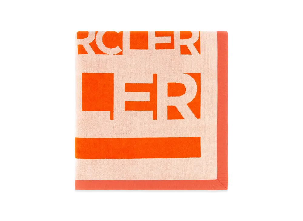 MONCLER Women's Printed Terry Beach Towel "Orange"