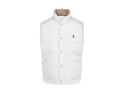 MONCLER Grenoble Scais Gilet "White"