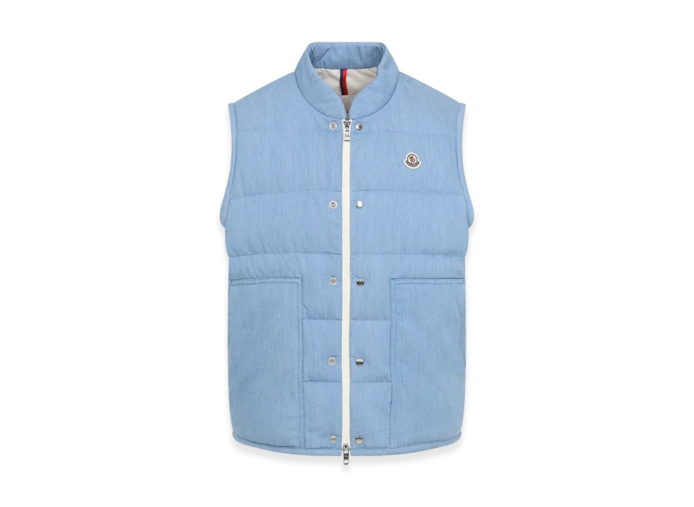 MONCLER Heceta Gilet "Light Blue"