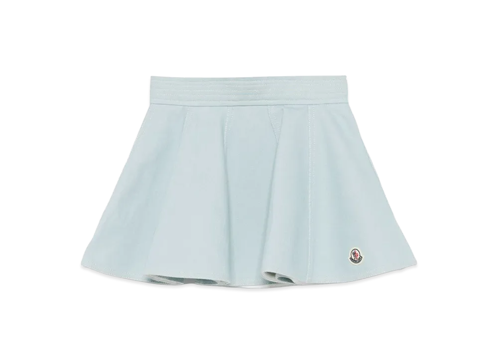 MONCLER Kids Denim Skirt "Light Blue"