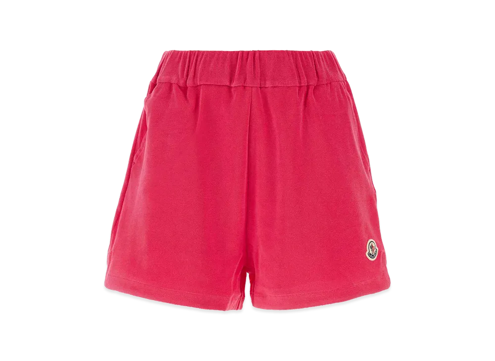 MONCLER Women's Chenille Shorts "Fuchsia"