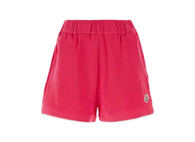 MONCLER Women's Chenille Shorts "Fuchsia"
