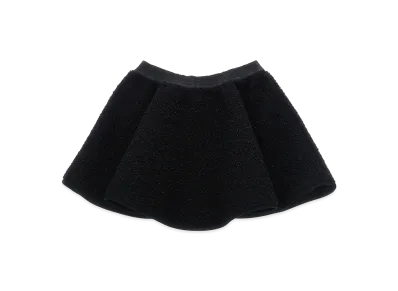 MONCLER Kids Metallic Teddy Skirt "Black"
