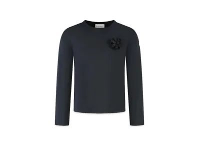 MONCLER Kids Long Sleeve T-Shirts "Black"